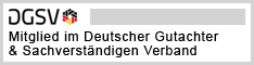 Mitglied im Deutscher Gutachter und Sachverständigen Verband